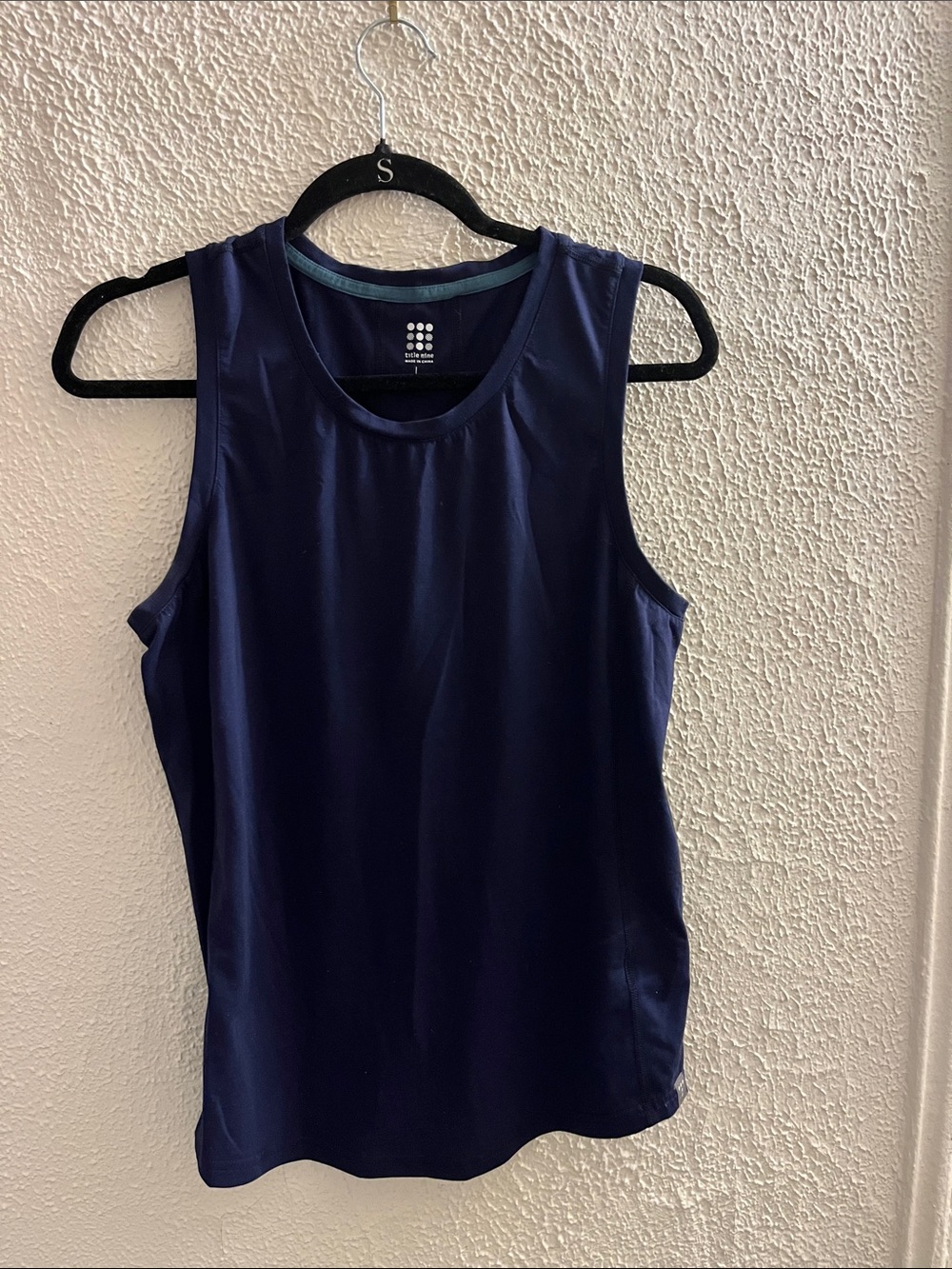 Title Nine Navy Performance Tank Top